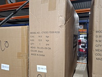 Bureaustoel gamestoel led rgb, zwart, 2025 - afbeelding 2 van  2