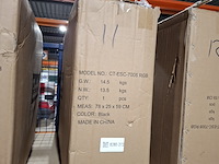 Bureaustoel gamestoel led rgb, zwart, 2025 - afbeelding 2 van  2