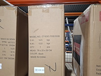 Bureaustoel gamestoel led rgb, zwart, 2025 - afbeelding 2 van  2