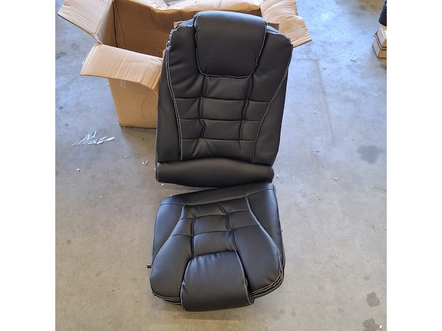 Bureaustoel, globalplayers, bsb004w, zwart - afbeelding 3 van  5