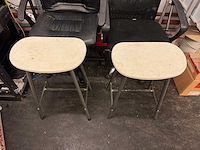 Bureaustoel met kruk (2x) - afbeelding 3 van  3