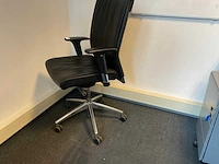 Bureaustoel met lederen bekleding - afbeelding 3 van  4