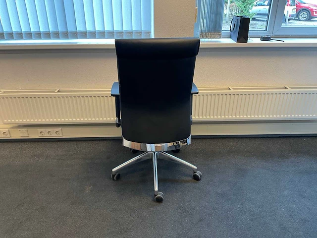 Bureaustoel met lederen bekleding - afbeelding 3 van  4
