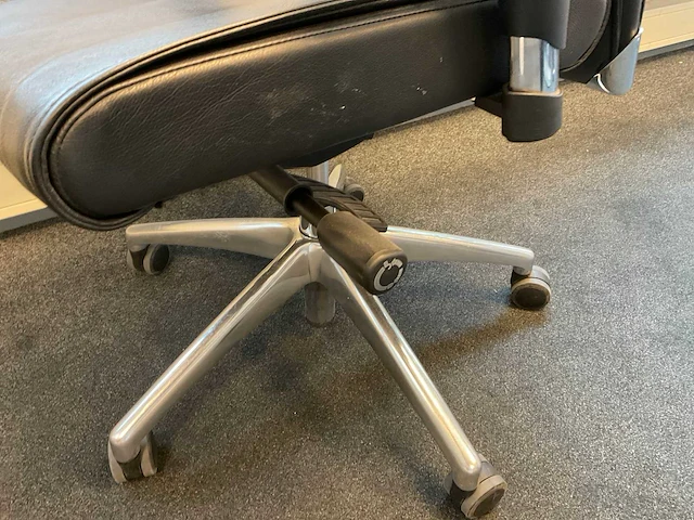 Bureaustoel met lederen bekleding - afbeelding 4 van  4