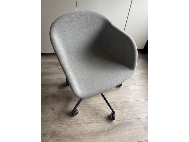 Bureaustoel muuto, muuto, fiber, grijs / chroom - afbeelding 1 van  4