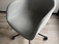 Bureaustoel muuto, muuto, fiber, grijs / chroom - afbeelding 4 van  4