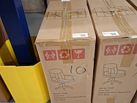 Bureaustoel pu leder, black, 2025 - afbeelding 2 van  2