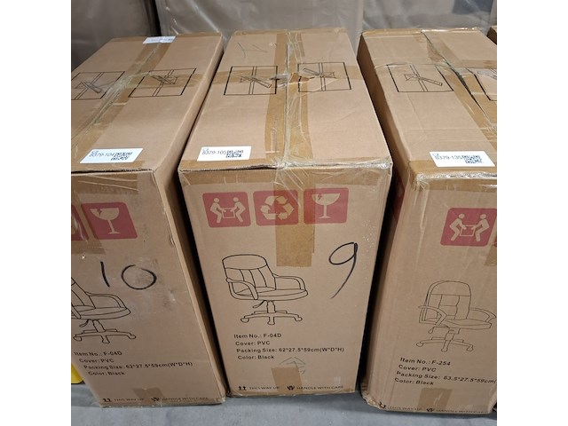 Bureaustoel pu leder, black, 2025 - afbeelding 2 van  2