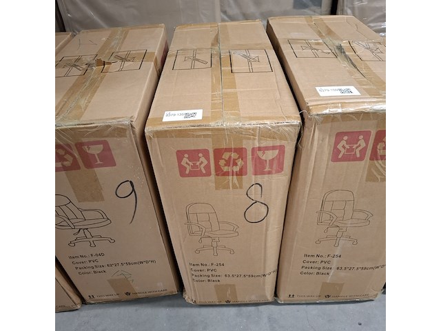 Bureaustoel pu leder, black, 2025 - afbeelding 2 van  2