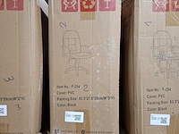 Bureaustoel pu leder, zwart, 2025 - afbeelding 2 van  2