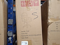 Bureaustoel pu leder, zwart, 2025 - afbeelding 2 van  2