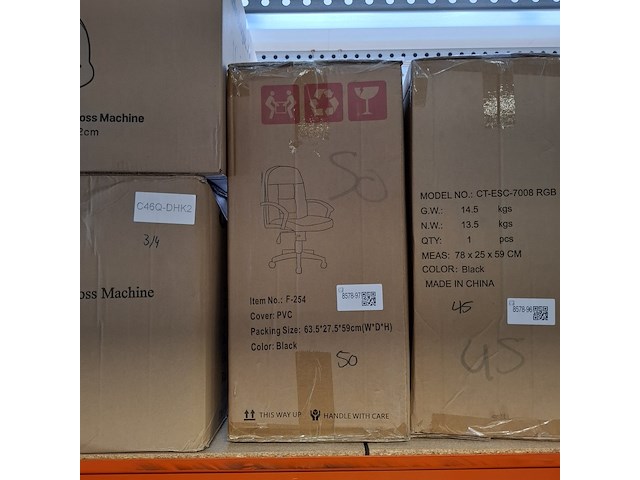 Bureaustoel pu leer, black, 2025 - afbeelding 2 van  2