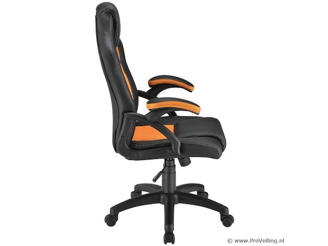 Bureaustoel racing oranje - afbeelding 5 van  9
