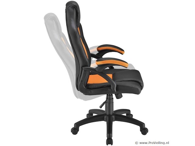 Bureaustoel racing oranje - afbeelding 6 van  9
