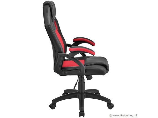 Bureaustoel racing rood - afbeelding 5 van  9
