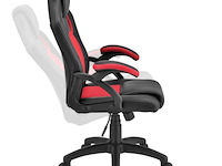 Bureaustoel racing rood - afbeelding 6 van  9