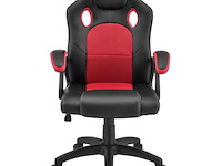Bureaustoel racing rood - afbeelding 3 van  9