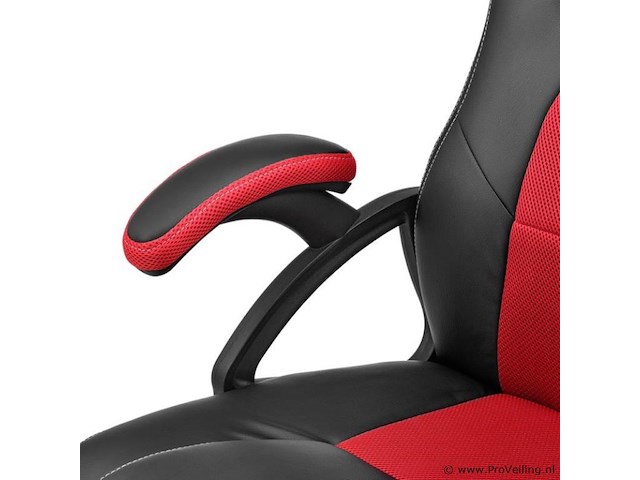 Bureaustoel racing rood - afbeelding 7 van  9