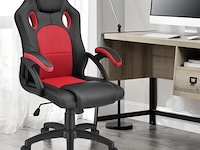 Bureaustoel racing rood - afbeelding 2 van  9