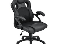 Bureaustoel racing zwart - afbeelding 1 van  9