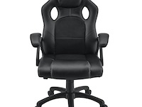 Bureaustoel racing zwart - afbeelding 3 van  9