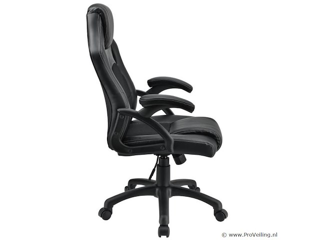 Bureaustoel racing zwart - afbeelding 5 van  9