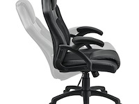 Bureaustoel racing zwart - afbeelding 6 van  9