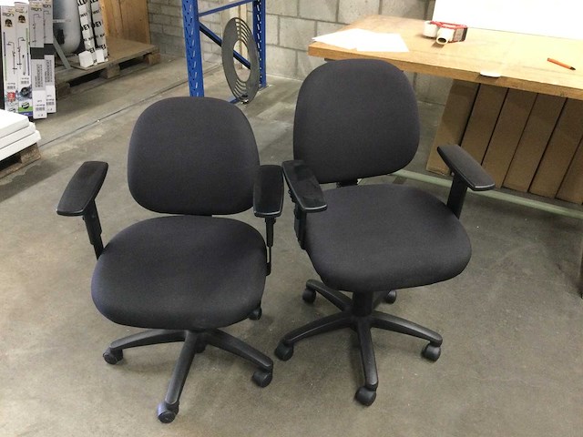 Bureaustoelen (2x) - afbeelding 1 van  4