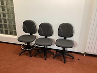 Bureaustoelen (3x) - afbeelding 1 van  5