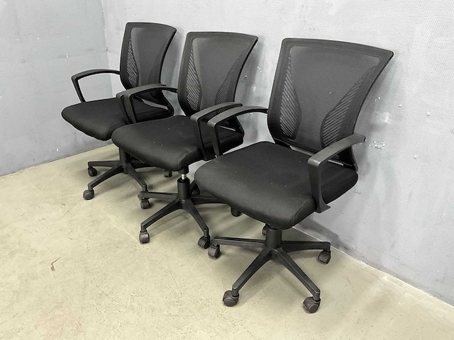 Bureaustoelen (3x) - afbeelding 1 van  6