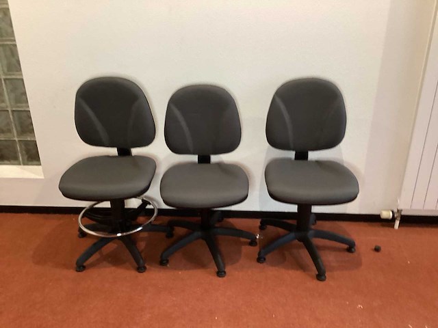 Bureaustoelen (3x) - afbeelding 1 van  2