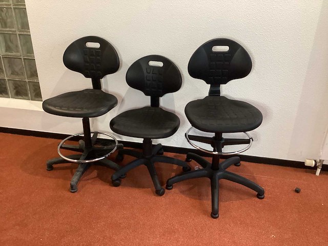 Bureaustoelen (3x) - afbeelding 1 van  4