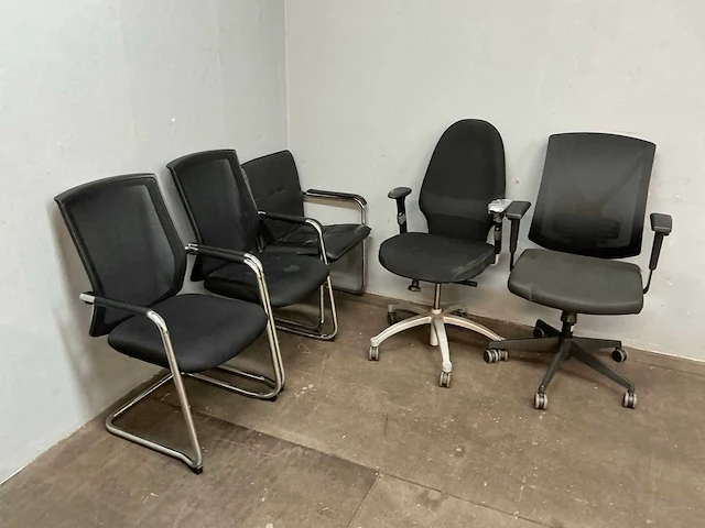 Bureaustoelen & vergaderstoelen (5x) - afbeelding 10 van  16