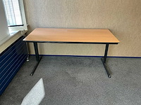 Bureautafel 160x80x76 cm - afbeelding 2 van  8