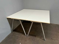 Bureautafel 160x80x80 cm (2x) - afbeelding 3 van  9