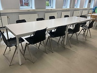 Bureautafel met 10 stoelen - afbeelding 3 van  4