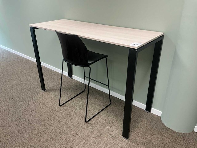 Bureautafel met kruk - afbeelding 1 van  8