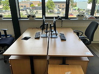 Bureautafel met ladekast (4x) - afbeelding 2 van  6