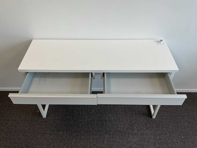 Bureautafel met lades 40x120x75 cm - afbeelding 5 van  5