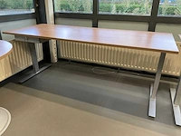 Bureautafel met ronde tafel - afbeelding 3 van  8