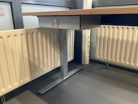 Bureautafel met ronde tafel - afbeelding 4 van  8