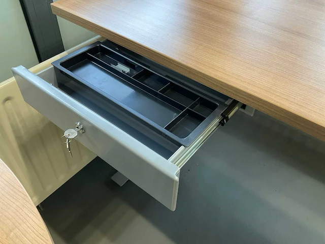 Bureautafel met ronde tafel - afbeelding 5 van  8
