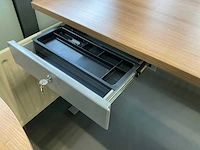 Bureautafel met ronde tafel - afbeelding 5 van  8