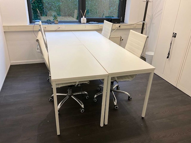 Bureautafel met stoel (4x) - afbeelding 1 van  5