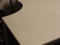 Bureautafels - 2 stuks| in hoogte verstelbaar | 160x80-120x74cm | incl. ladekast - afbeelding 7 van  8