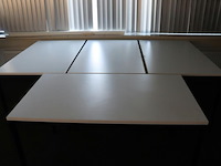 Bureautafels - 4 stuks - afbeelding 1 van  3