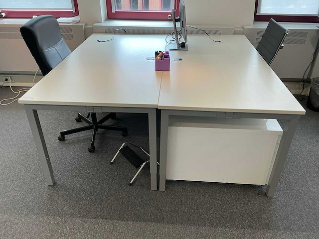 Bureautafel/werkplek (2x) - afbeelding 2 van  6