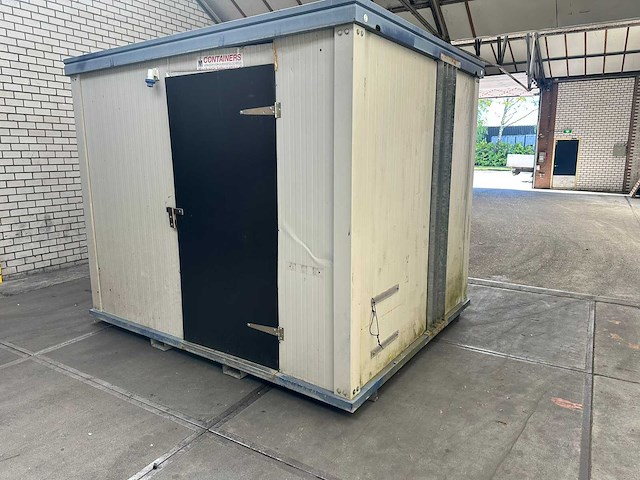 Bureel container op heftruck slede - afbeelding 6 van  12