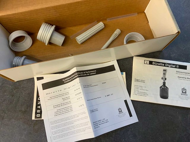 Bürette digital ii 50 ml buret - afbeelding 3 van  11