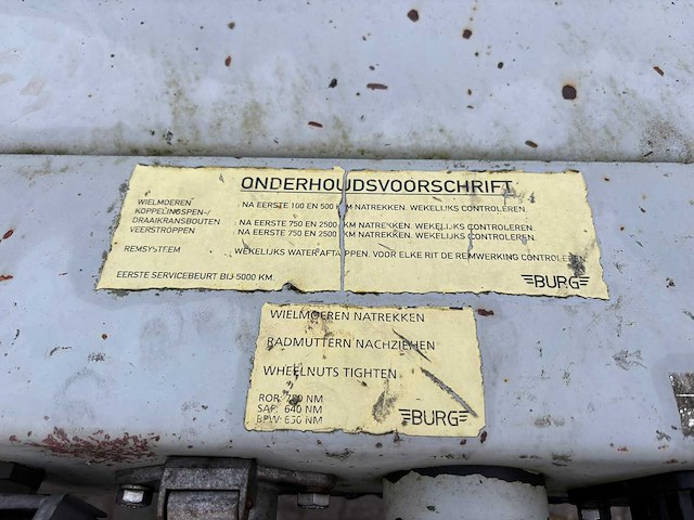 Burg - 2004 - bpo 12-27 - container trailer - afbeelding 13 van  21